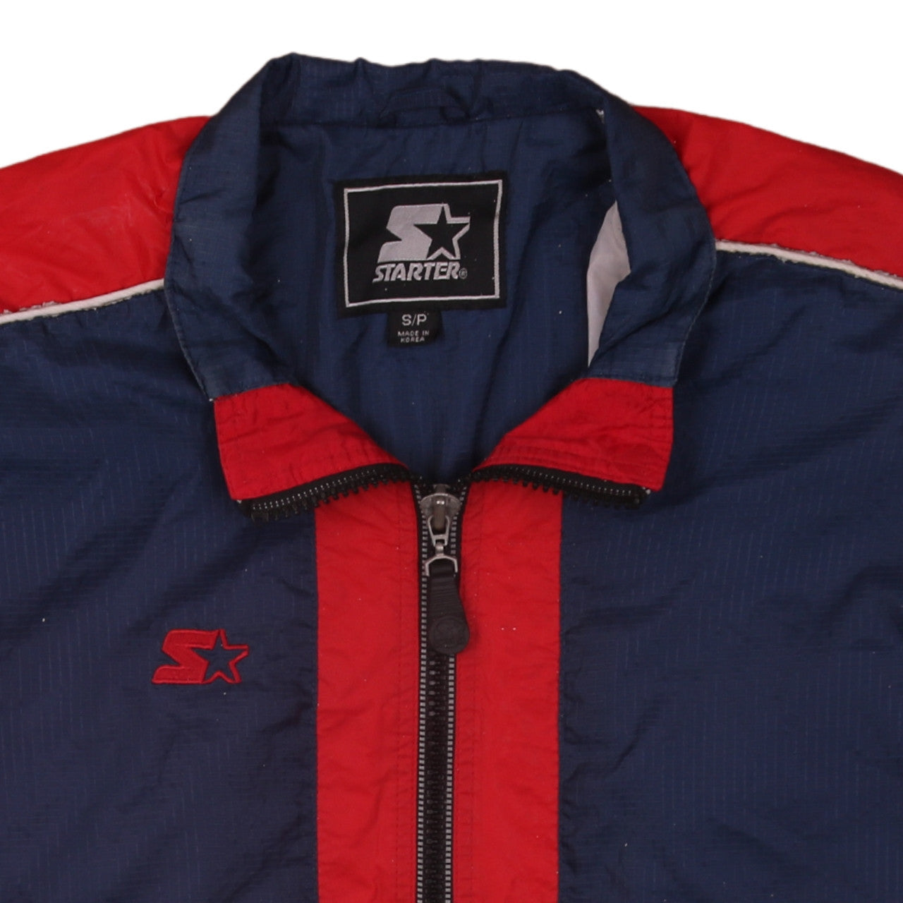 Starter Men's Blue Red White Windbreaker Jacket Size S Retro 90s