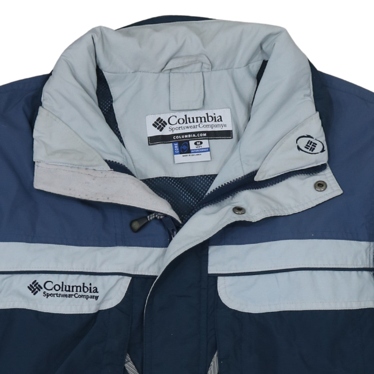 Columbia Men’s Blue Interchange Waterproof Parka Jacket M