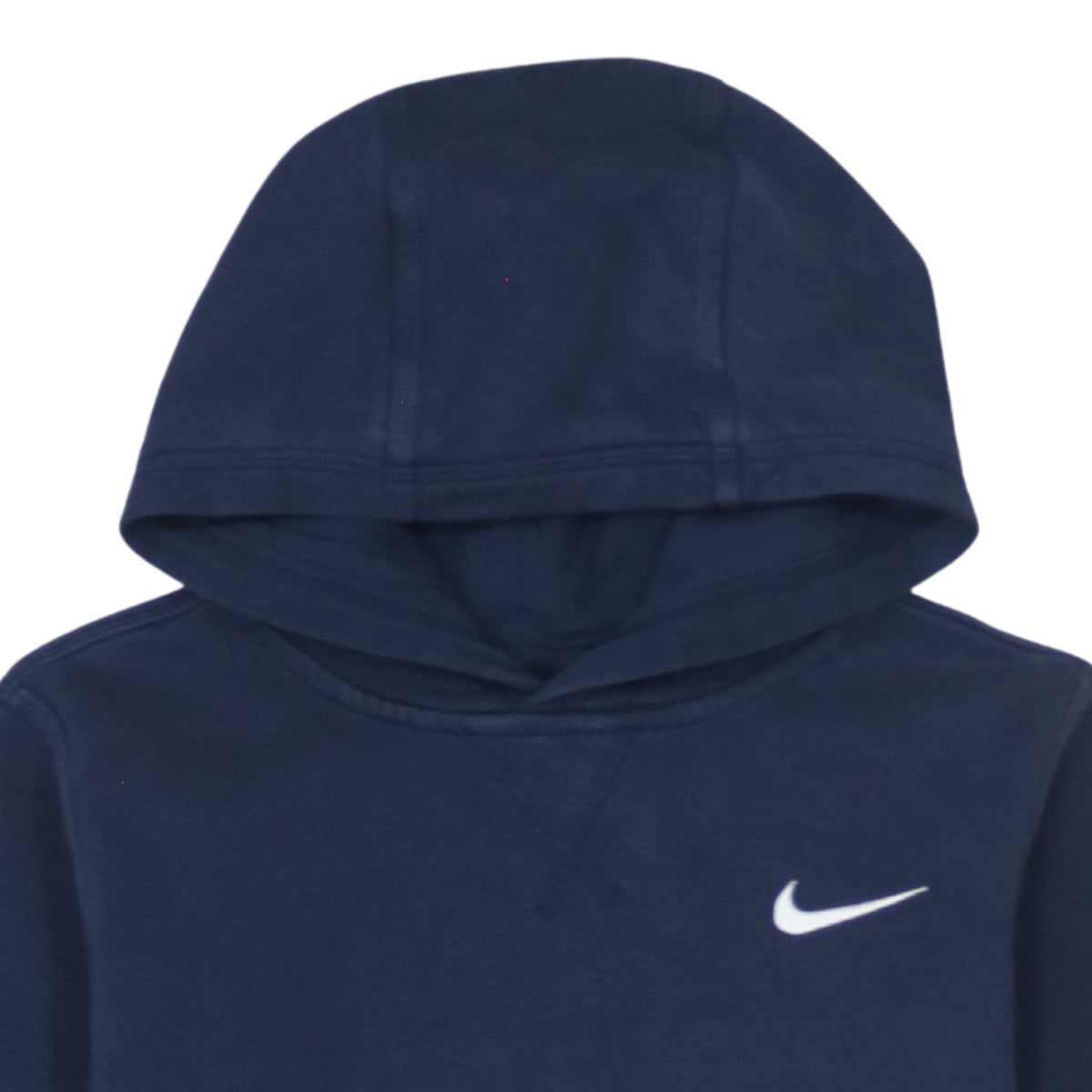 Nike Boys Navy Blue Pullover Hoodie L 12-13 Years Cotton Blend