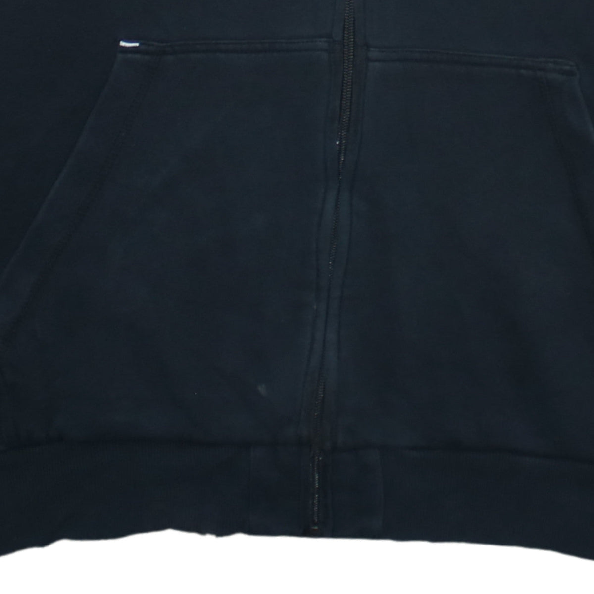 Adidas Men's Black Full Zip Logo Hoodie Size L