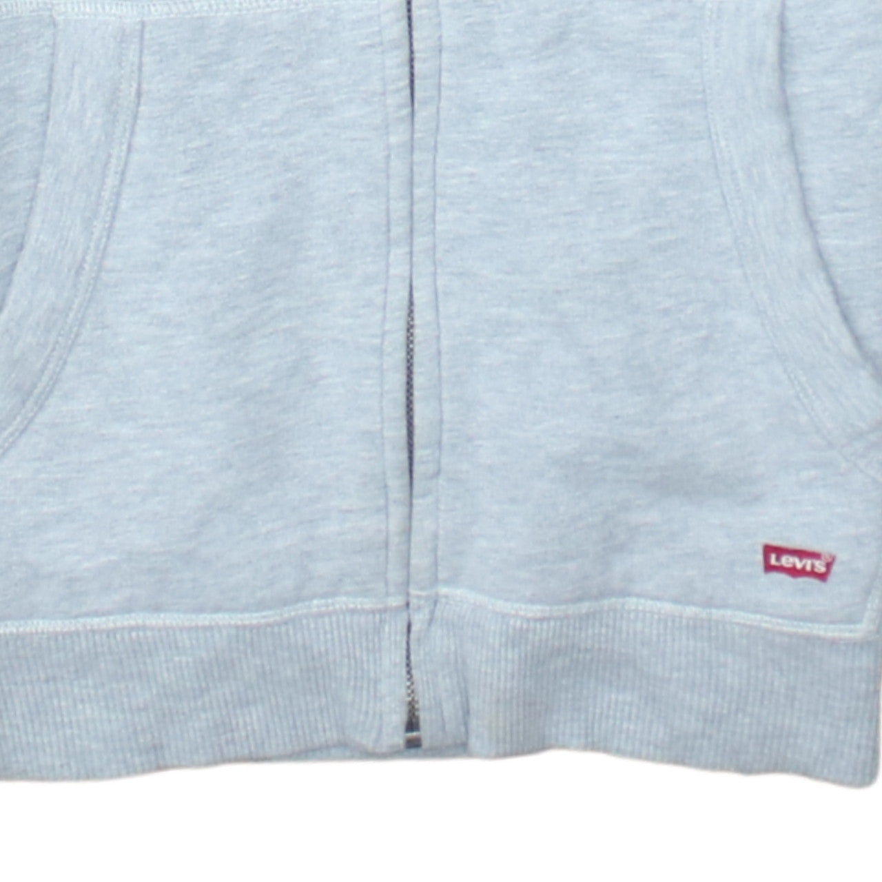 Levi's Men's Grey Full Zip Hoodie Size S Regular Fit