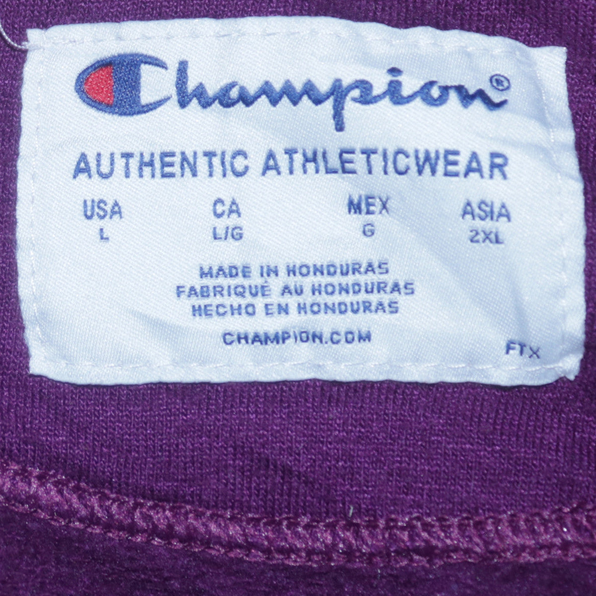 Champion Men's Red L Pullover Sweatshirt Crew Neck Fleece