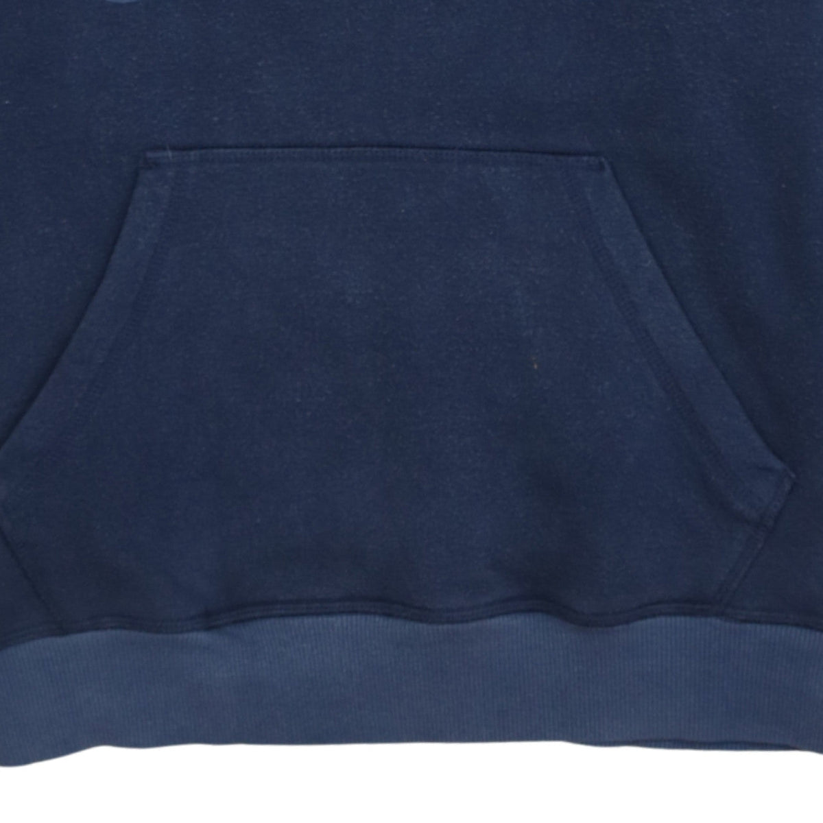 adidas Men's Blue Small Pullover Hoodie with Logo Print
