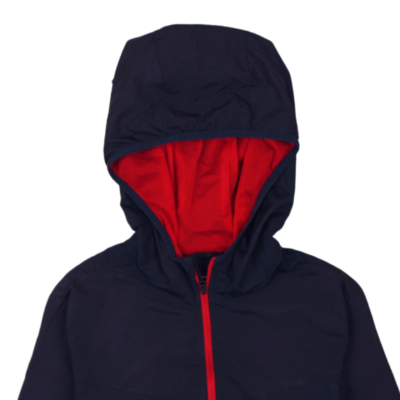 Jack & Jones Men's Blue Hooded Windbreaker Jacket Size M