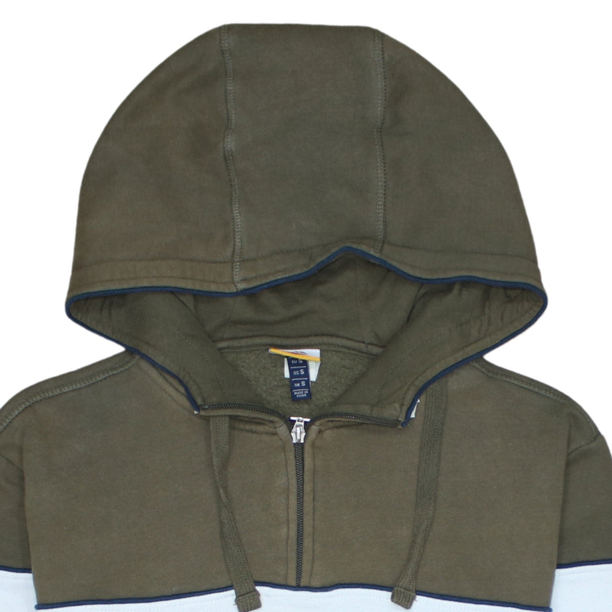 Ellesse Mens Green 1/2 Zip Hoodie Small Logo Sports Fleece