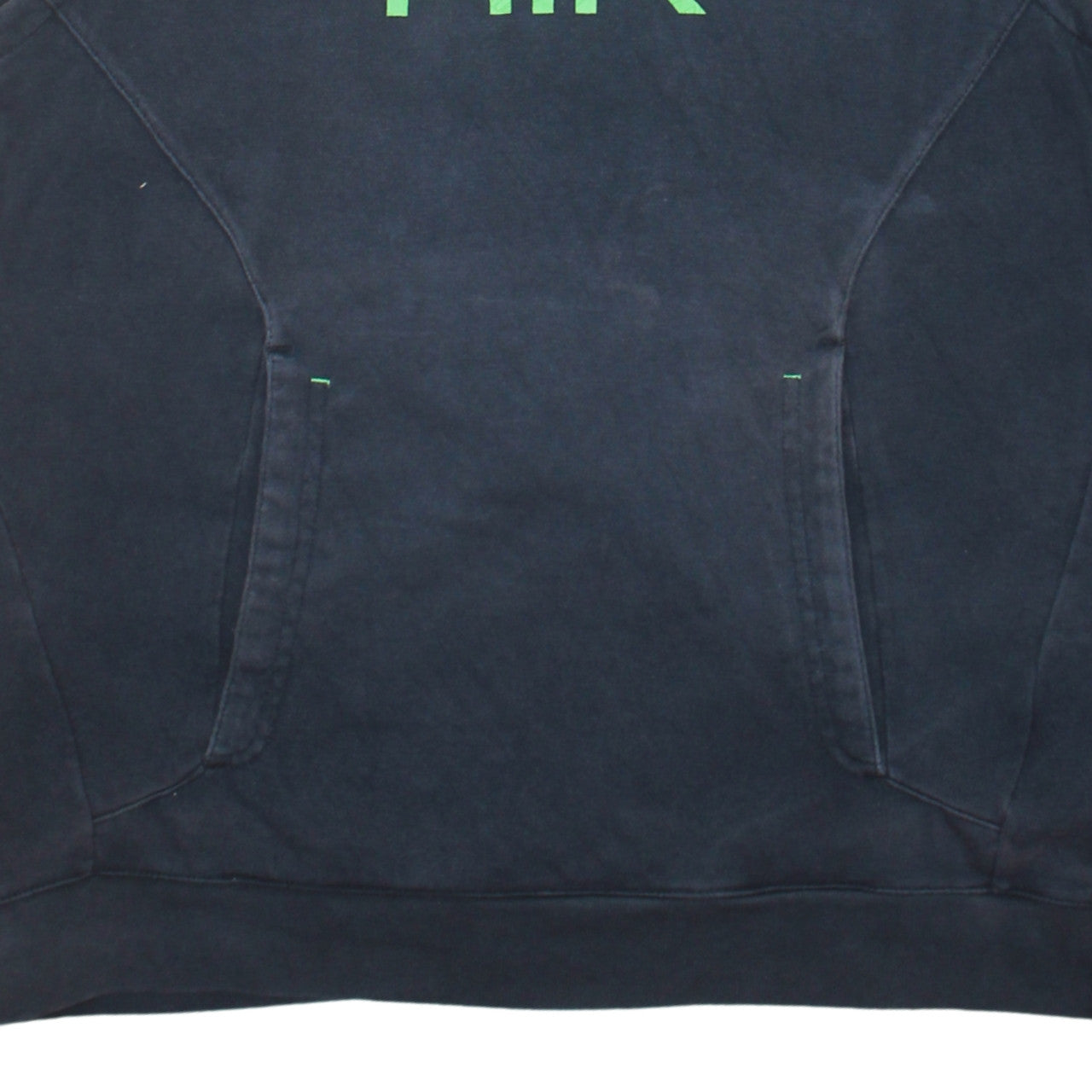 Nike Boys Black Sleeveless Pullover Hoodie XL 158-170cm Graphic Print Cotton Blend