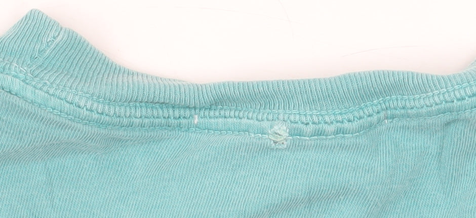 Firstport Women’s Blue Nantucket Cotton T-Shirt Size L