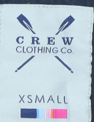 Crew Clothing Men's Navy Blue Polo Shirt XS Short Sleeve Cotton