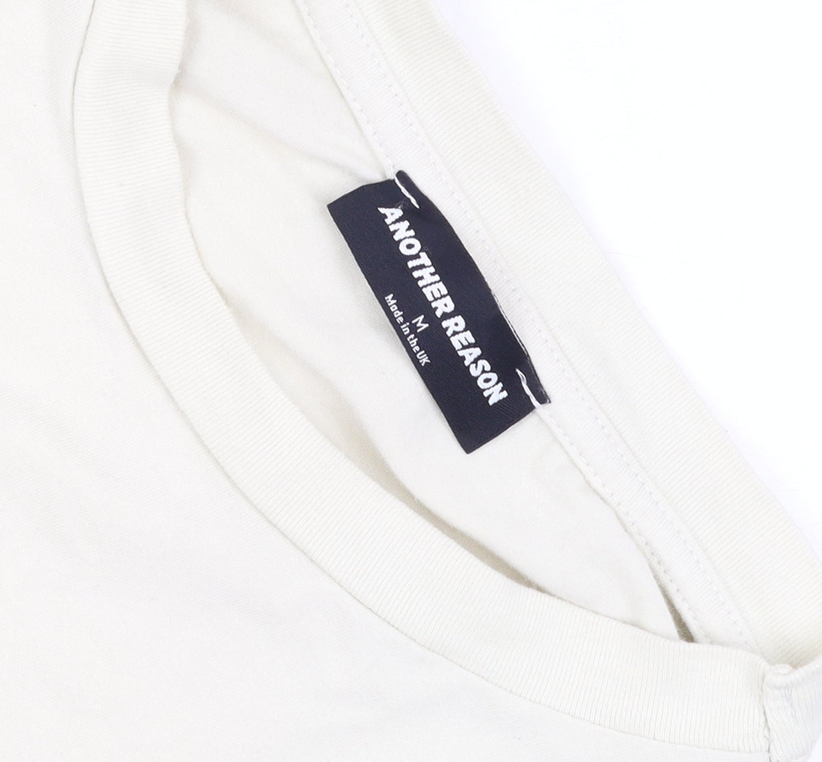 Another Reason Men’s Ivory Graphic Print Crew Neck T-Shirt Size M