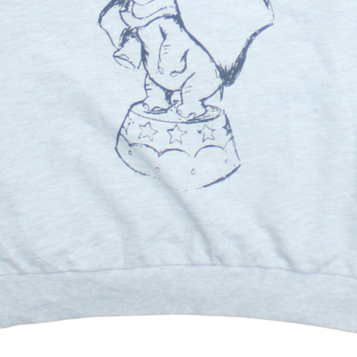 Disney Women Grey Dumbo Graphic Pullover Sweatshirt Size M 12/14