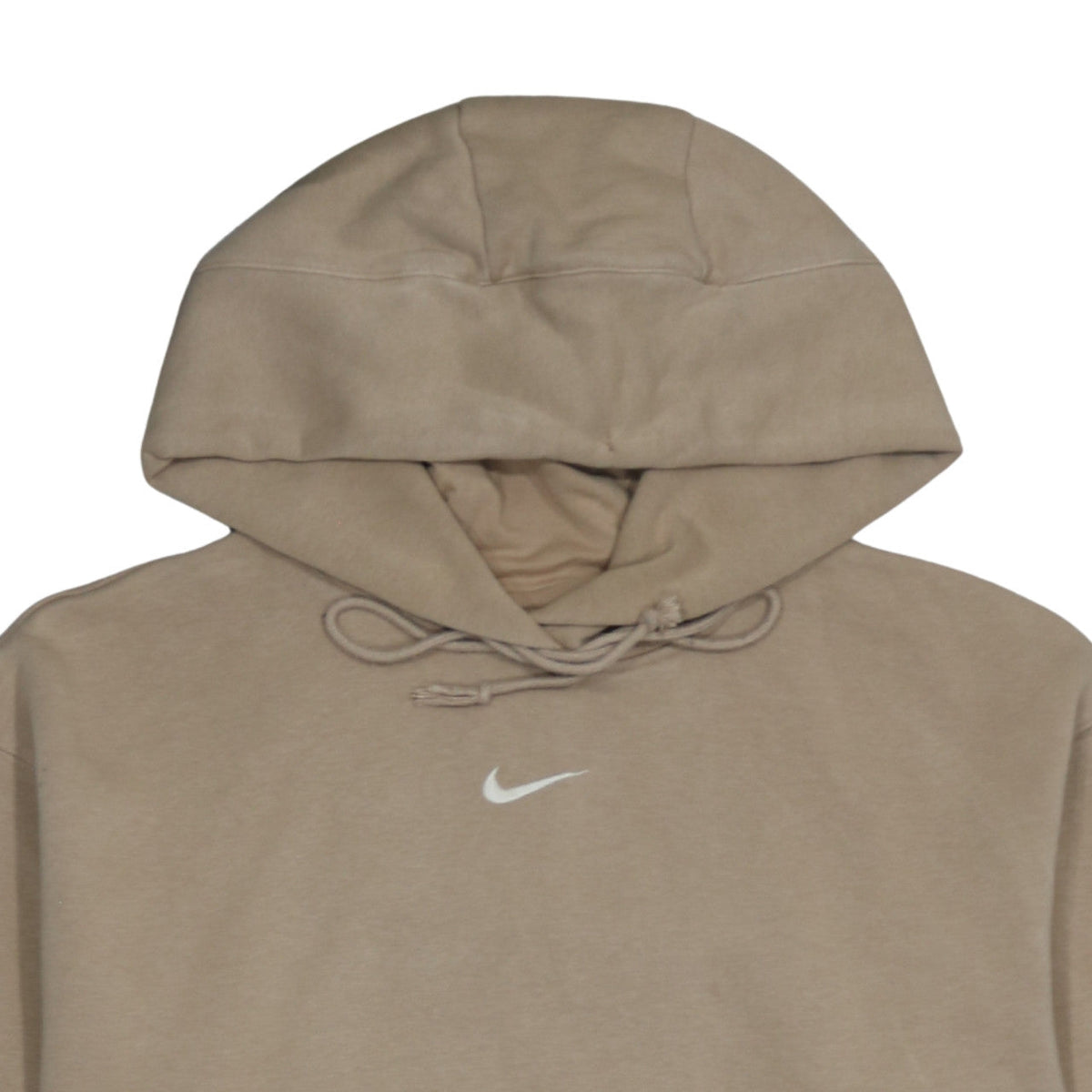 Nike Men's Beige Hoodie Pullover Medium Cotton Blend Classic Fit