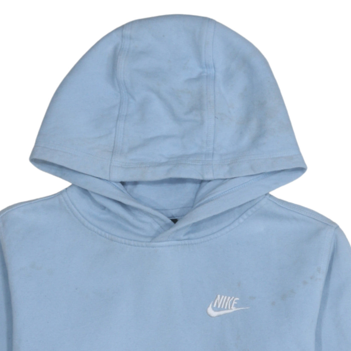 Nike Boys Blue Pullover Hoodie XL 158-170cm Fleece Logo Sweatshirt