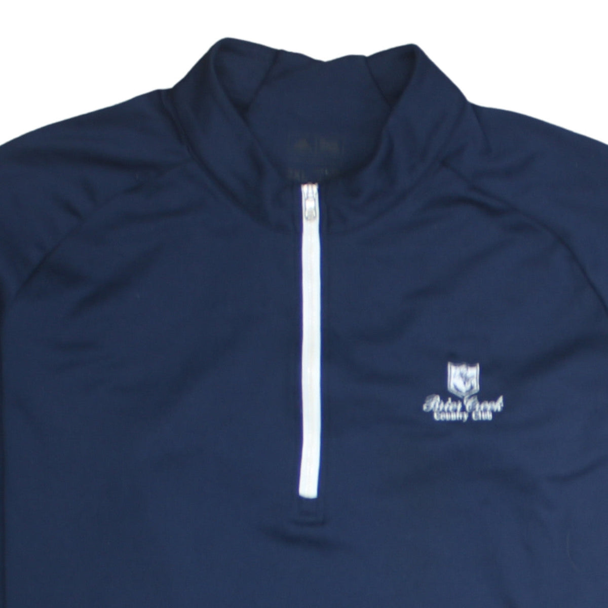 Adidas Mens Blue 2XL 1/2 Zip Mock Neck Golf Sweatshirt