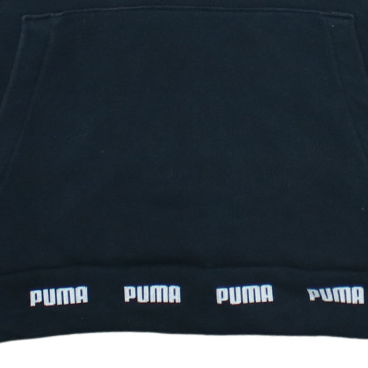Puma Mens Black XS Pullover Hoodie Logo Fleece Sweatshirt