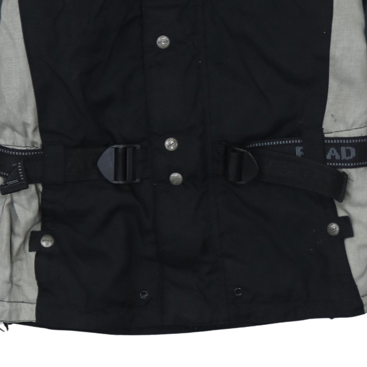 Polo Men's Black Motorcycle Jacket M Waterproof Belted Polyamide