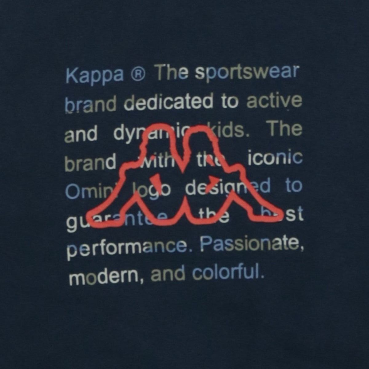 Kappa Boys Blue Pullover Hoodie 14 Years Graphic Logo Hooded Sweatshirt