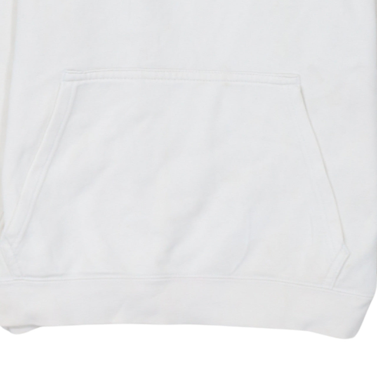 Nike Men's White Pullover Hoodie S Regular Fit Graphic Logo