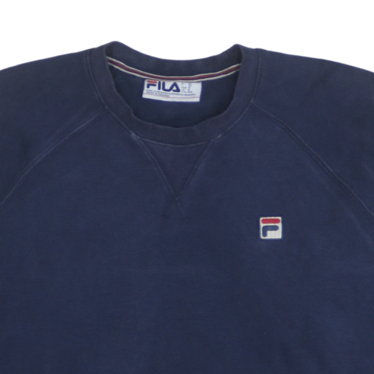 Fila Men's Blue Crew Neck Pullover Sweatshirt Size M