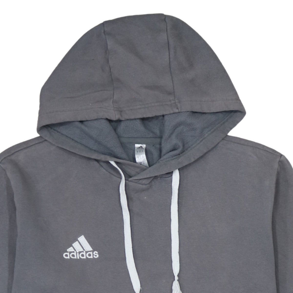 Adidas Men's Grey Pullover Hoodie Small Fleece Sportswear