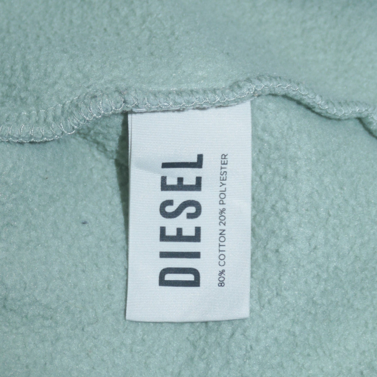 Diesel Men's Blue Pullover Hoodie Size M Regular Fit Fleece