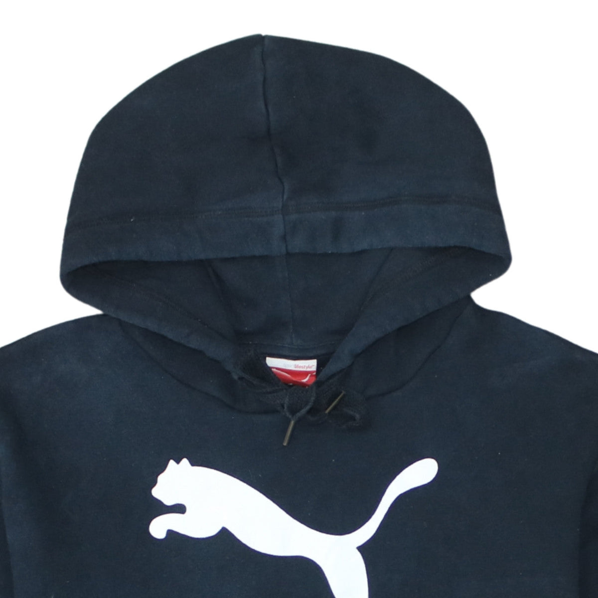 Puma Men Black Pullover Hoodie M Regular Fit Fleece Sportswear