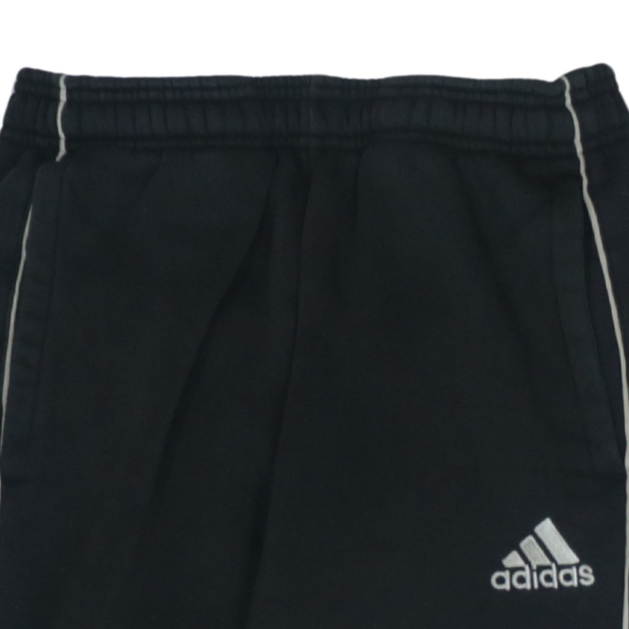 Adidas Men's Black Track Pants S Regular Fit Fleece Activewear