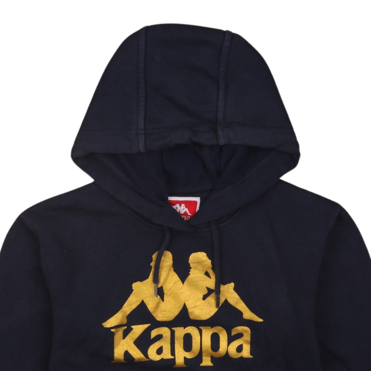 Kappa Boys Black Pullover Hoodie Medium Logo Fleece Sweatshirt
