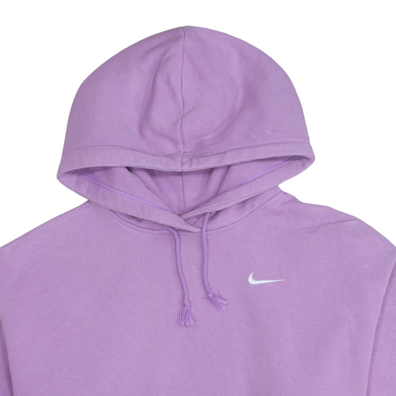 Nike Womens Purple Pullover Hoodie Medium Cotton Blend Sweatshirt