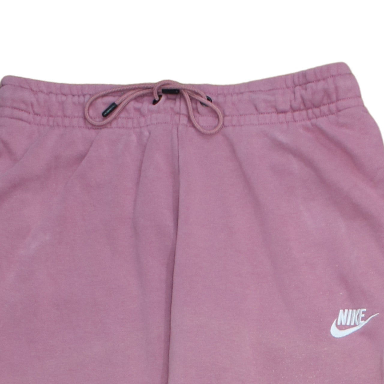 Nike Women Pink Fleece Sweatpants S Tapered Comfort Fit