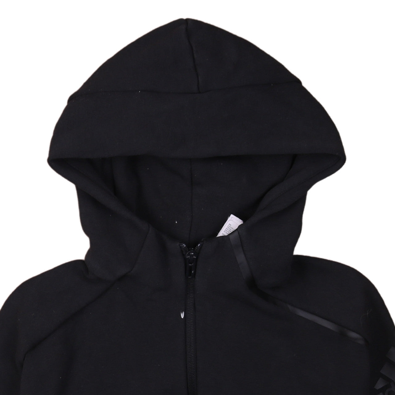 Adidas Boys Black Full Zip Hoodie 11-12 Years Fleece Logo Hooded Top