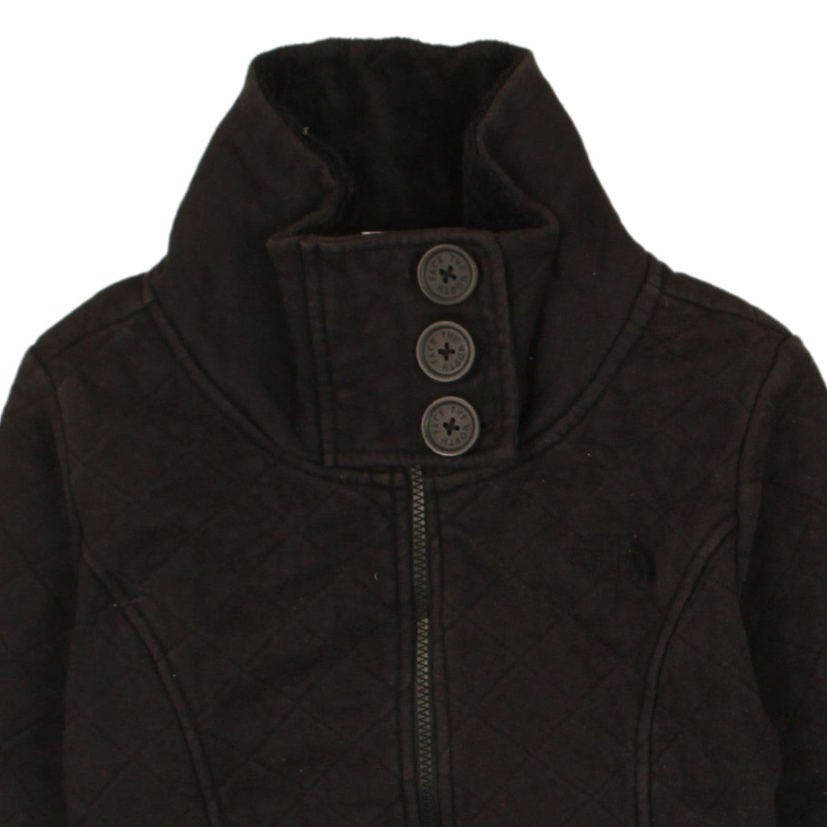 The North Face Womens Black Quilted Mid-Length Active Jacket M