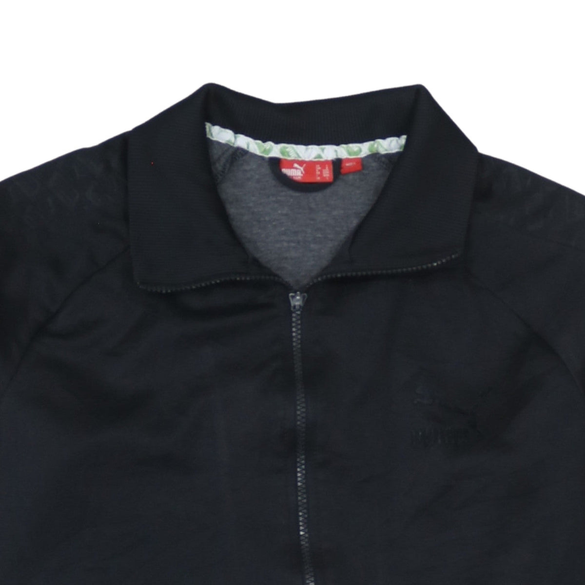 Puma Men's Black L Track Jacket Full Zip Sports Activewear