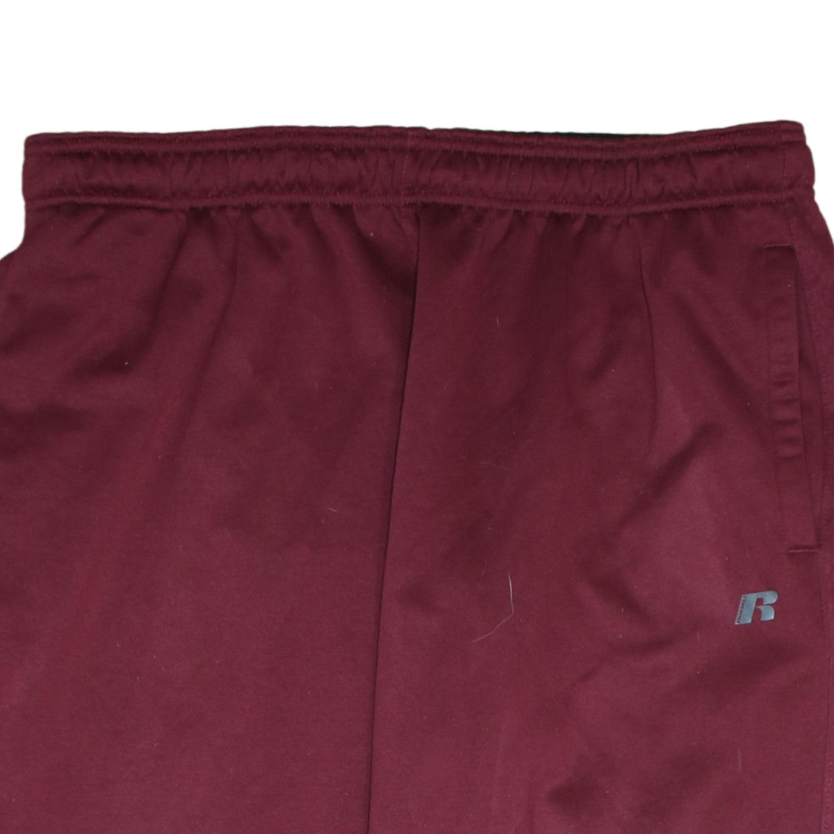 Russell Men's Red Sweatpants L 36in Elastic Waist Fleece Trousers