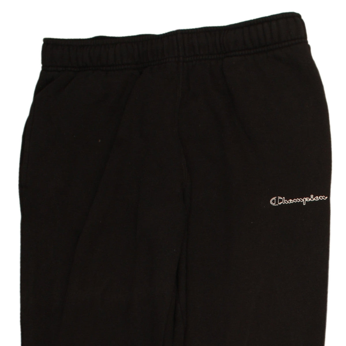 Champion Men's Black Fleece Sweatpants Medium Comfortable Fit