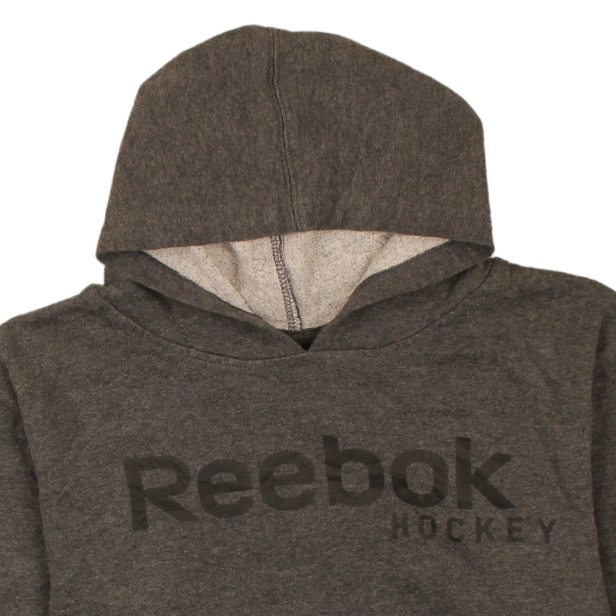 Reebok Boys Grey Pullover Hoodie 14 Years Hooded Fleece Sweatshirt