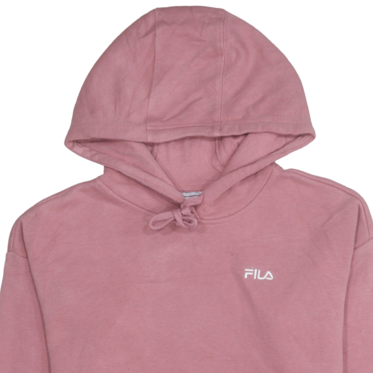Fila Women’s Pink Pullover Hoodie Small Cotton Blend Casual