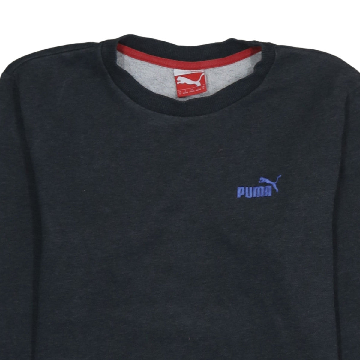 Puma Women's Black Small Crew Neck Pullover Sweatshirt