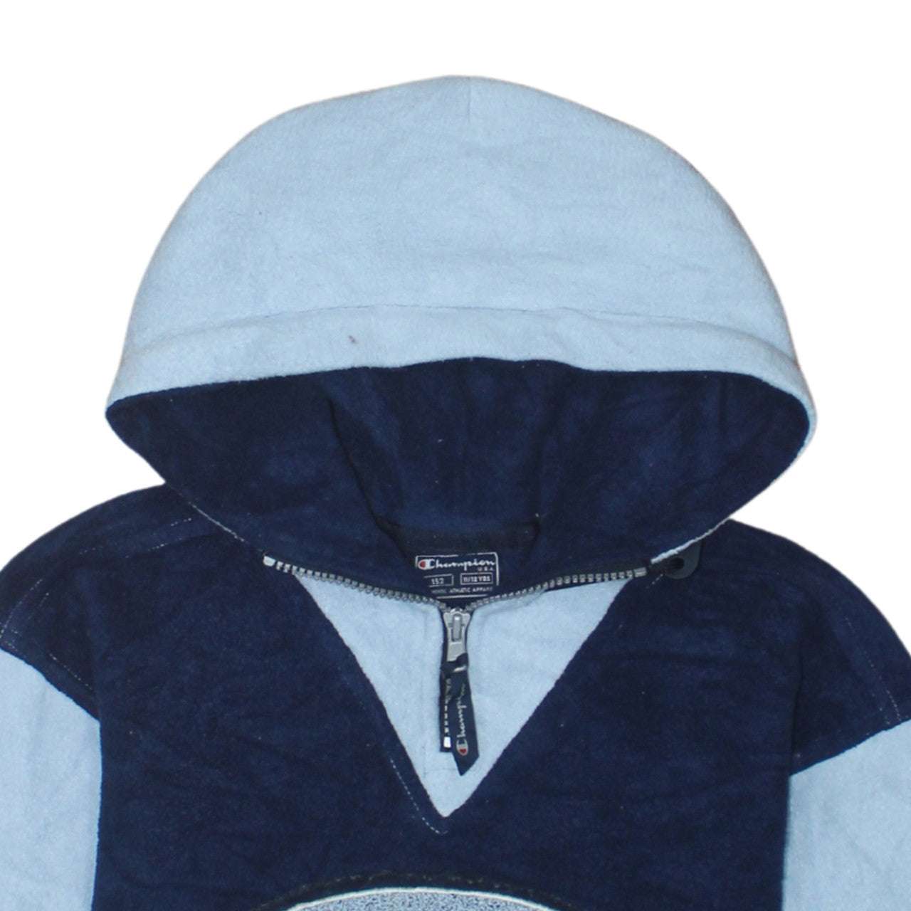 Champion Boys Blue Hoodie 11-12 Years Pullover Fleece Athletic Style