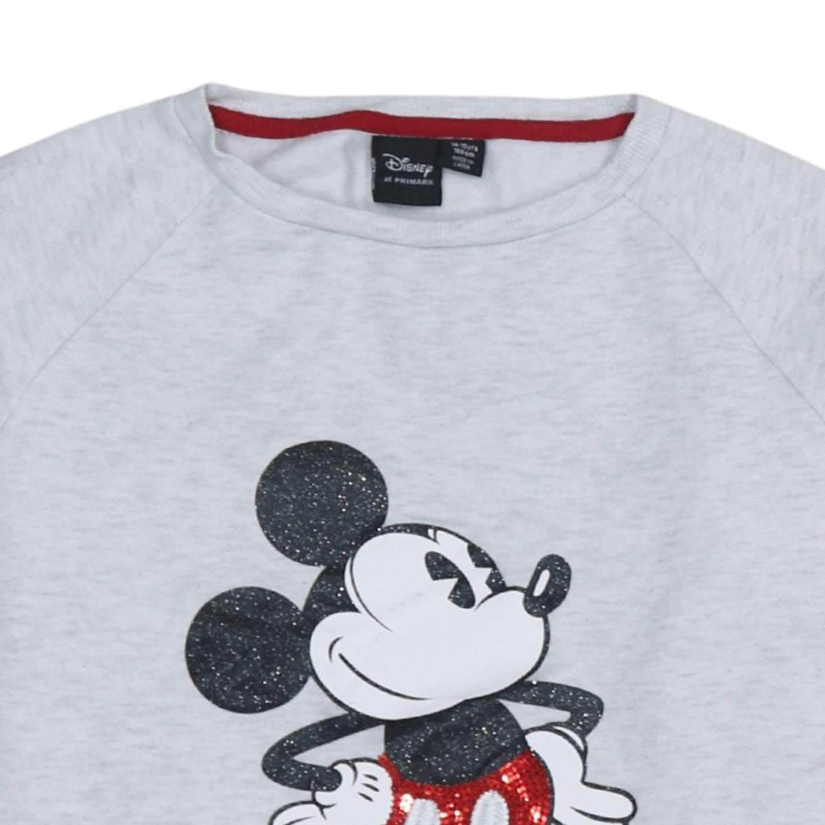 Disney at Primark Girls Grey Mickey Mouse Sequin Sweatshirt 14-15 Years
