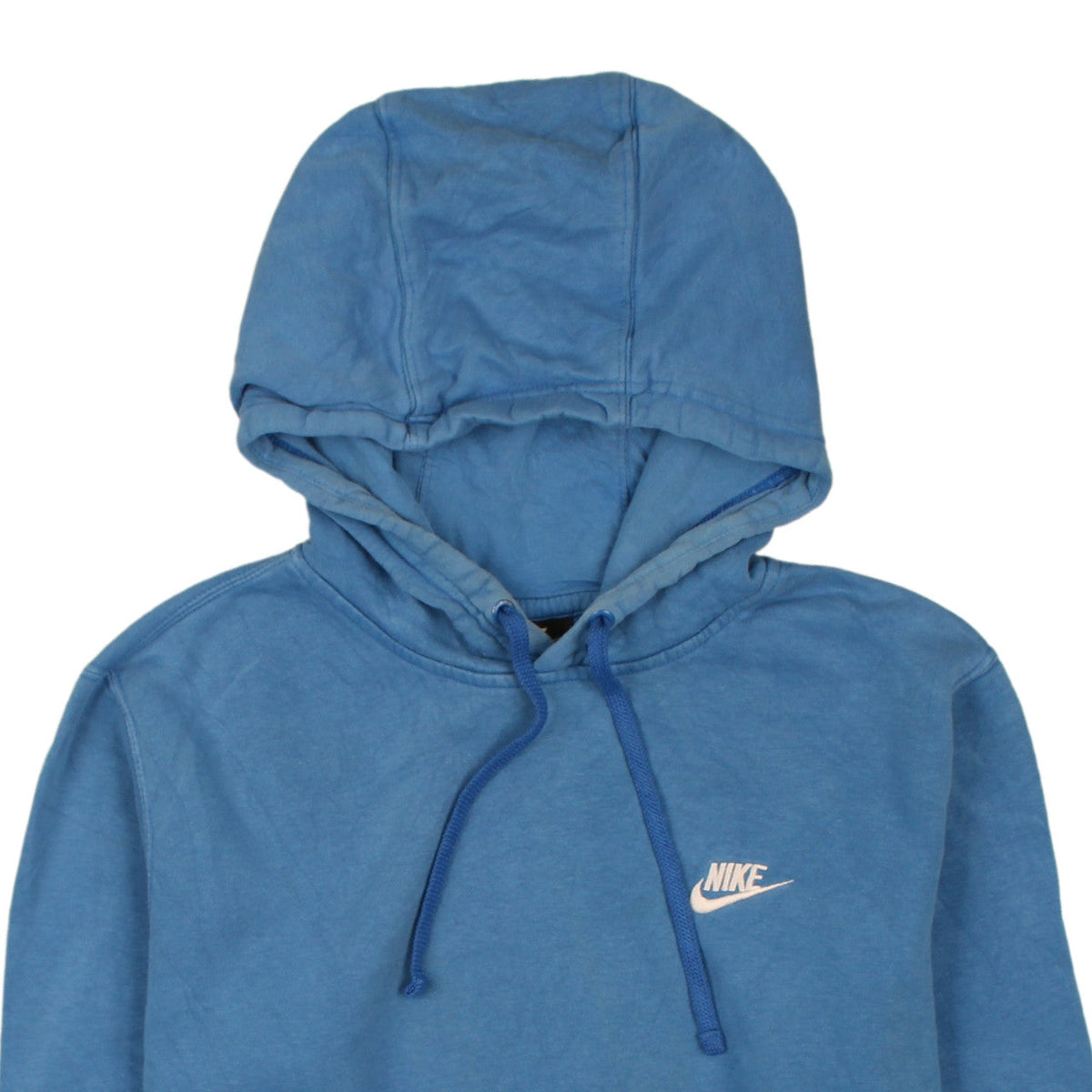 Nike Men's Blue Pullover Hoodie Medium Fleece Sportswear