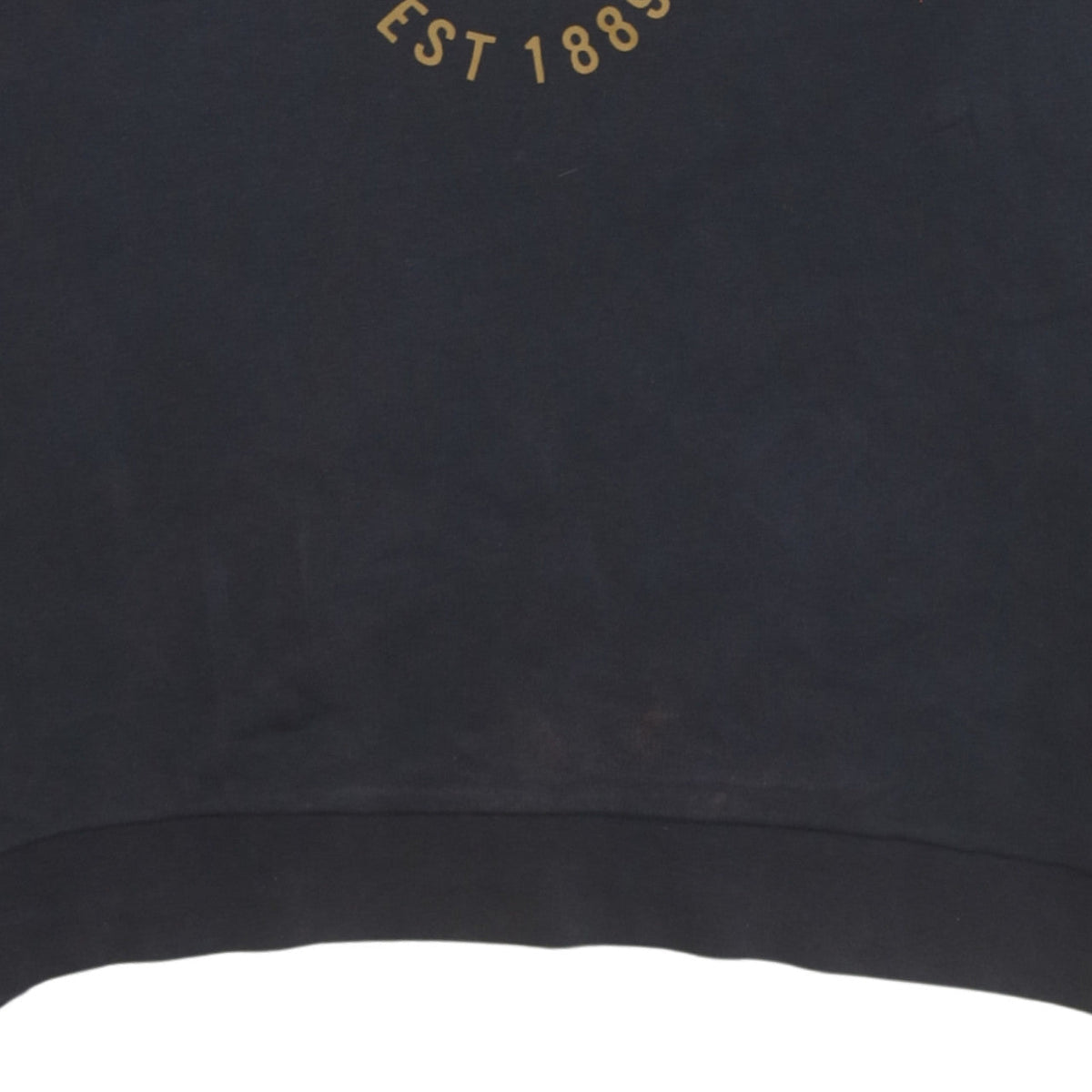 Lee Women Black Cotton Relaxed Fit Pullover Sweatshirt L