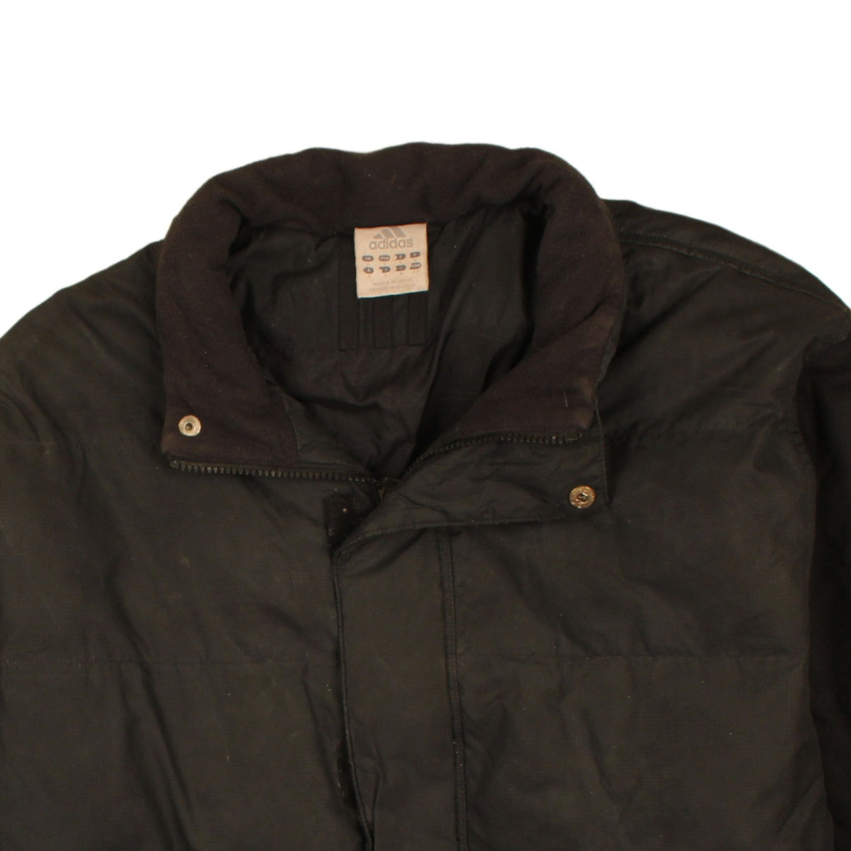 adidas Men's Black Puffer Jacket S Windproof Winter Coat