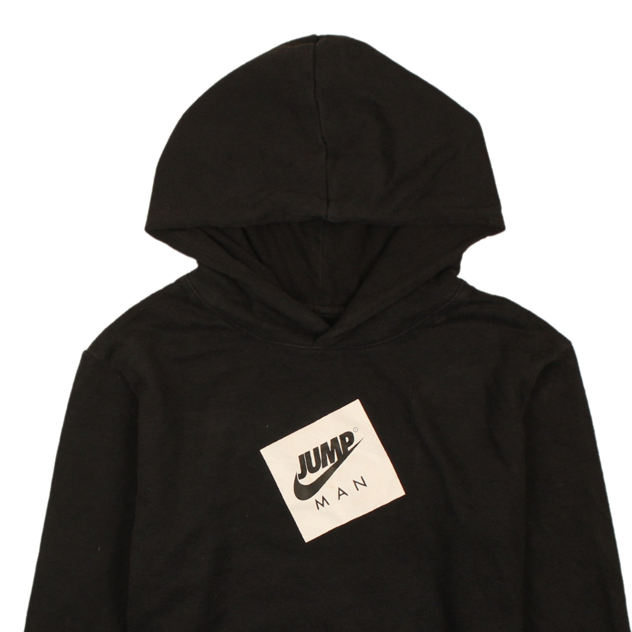 Jordan Boys Black Jumpman Pullover Hoodie Size L Cotton Fleece
