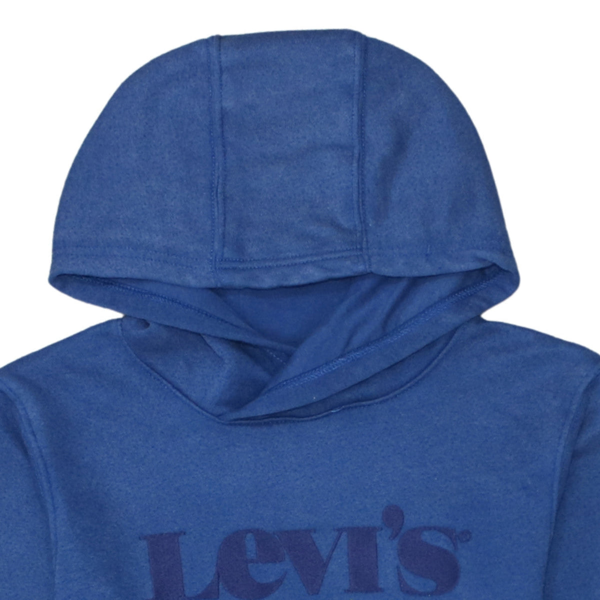 Levi's Boys Blue Pullover Hoodie 16 Years Cotton Blend Logo Sweatshirt