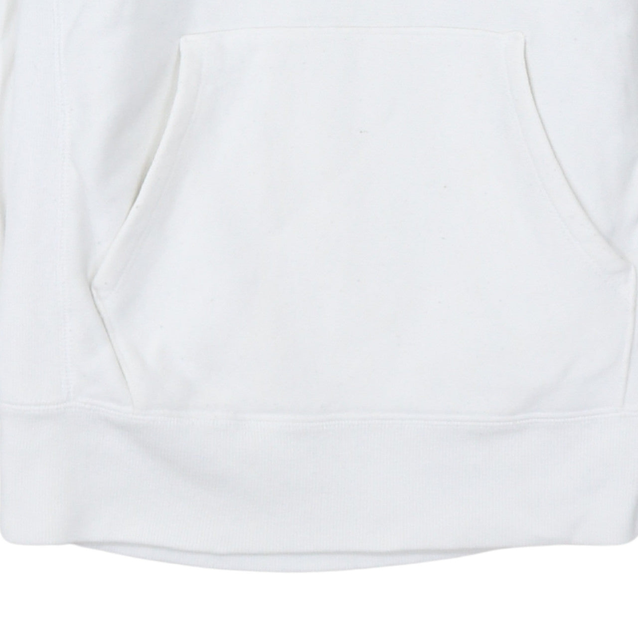 Champion Womens White Reverse Weave Hoodie Medium Pullover Cotton Blend