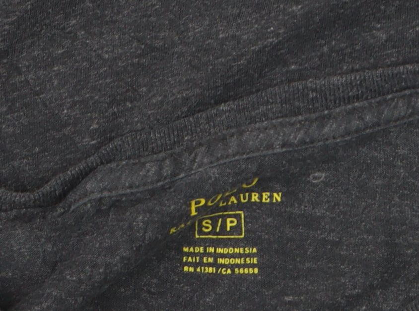 Polo Ralph Lauren Men's Black Long Sleeve Cotton Top Size S