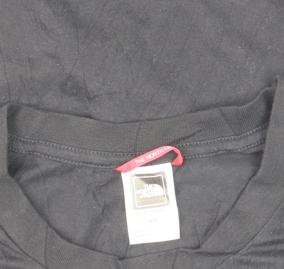 The North Face Men's Black Long Sleeve Cotton Top Size M
