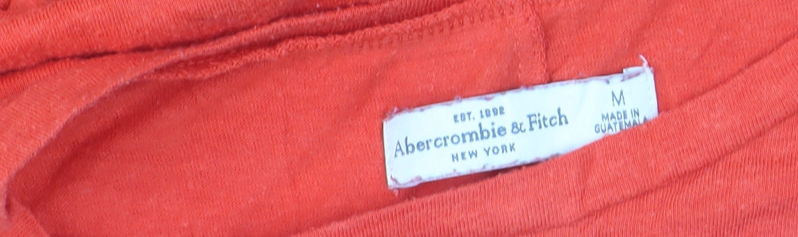 Abercrombie & Fitch Women’s Orange M Basic T-Shirt Free State Of Mind