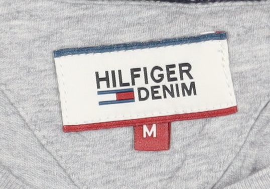 Hilfiger Denim Men's Grey Crew Neck Short Sleeve T-Shirt M