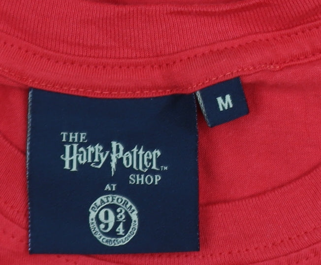 Harry Potter Gryffindor Red Cotton Mens Medium Short Sleeve T-Shirt